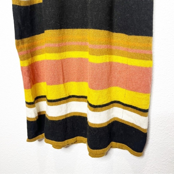 Madewell Striped Knit Tank Wool Blend Retro Midi Dress Small - Picture 10 of 11